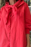 Paloma Tela Neckerchief Blouse Chilli